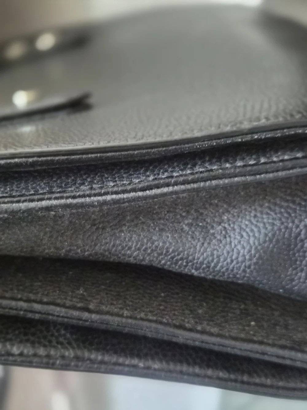 Kate Spade Black Leather Satchel